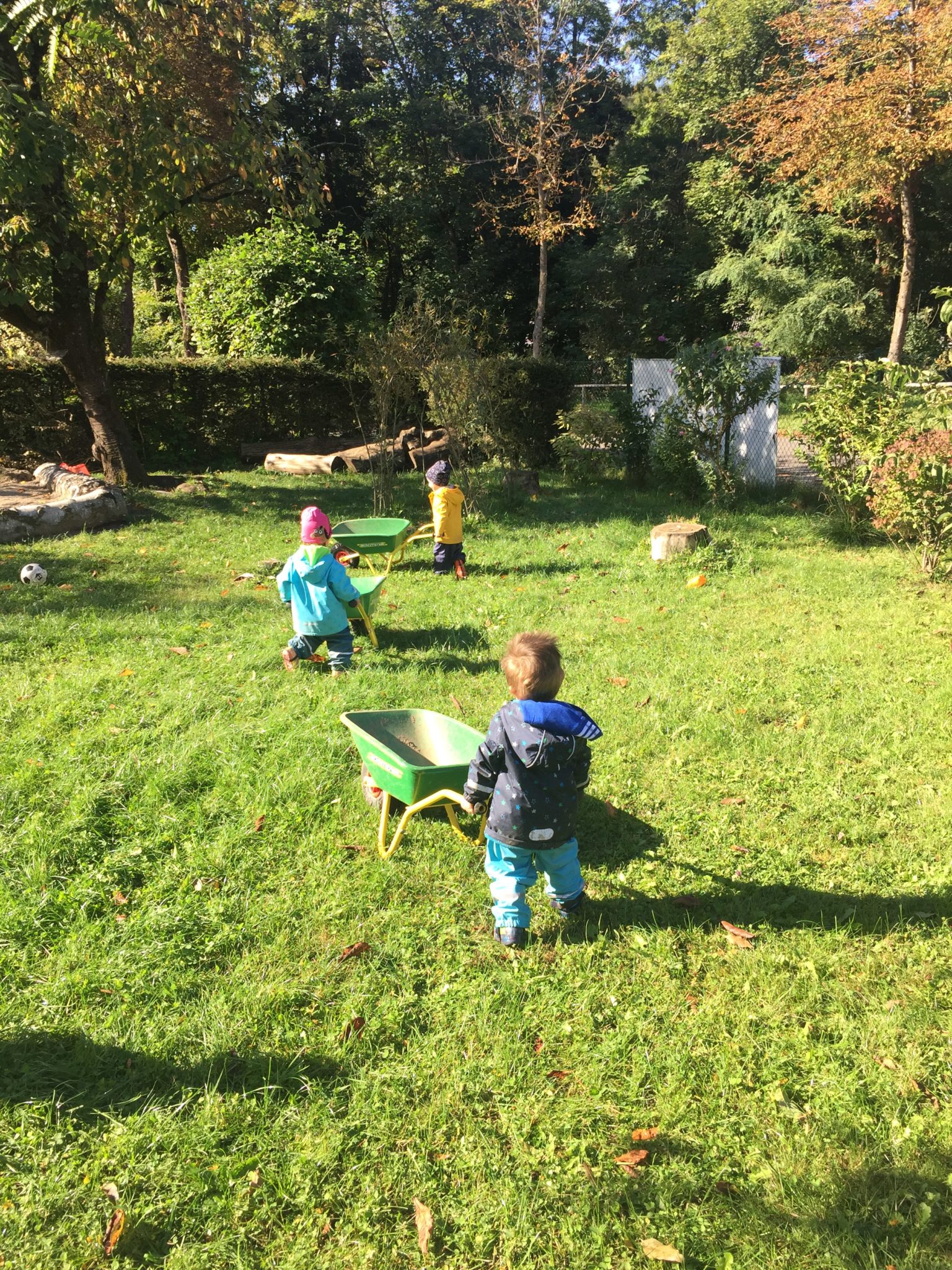 Herbstzeit in der Kleinkindgruppe