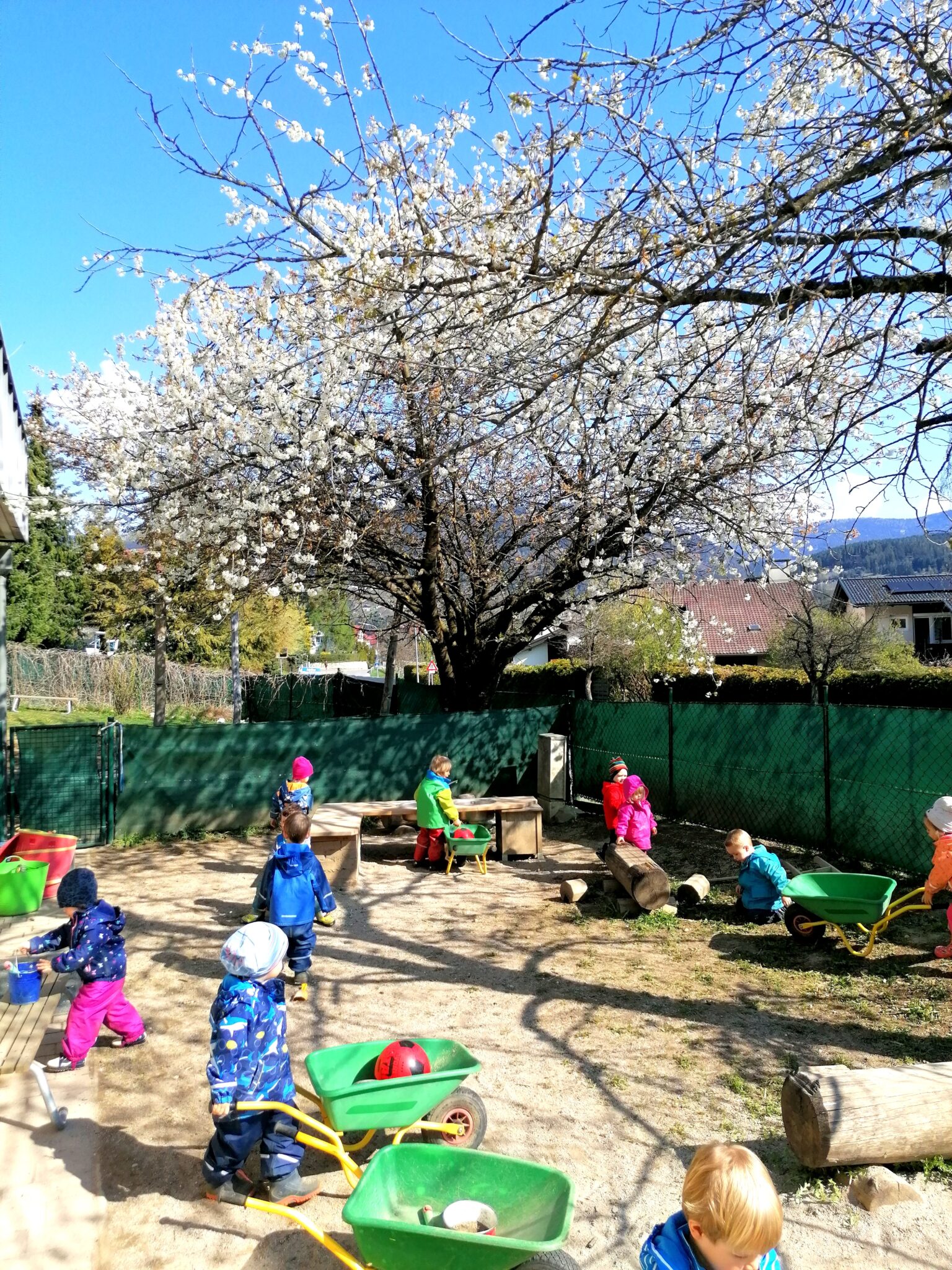 Frühling in der Kleinkindgruppe